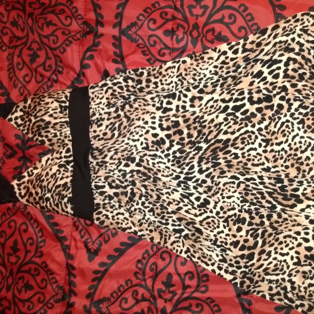 Khols Candies NWT Leopard print Dress (M)